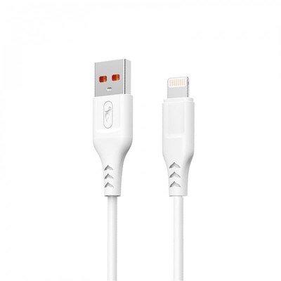 Купить ᐈ Кривой Рог ᐈ Низкая цена ᐈ Кабель SkyDolphin S61L USB - Lightning (M/M), 1 м, White (USB-000443)