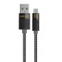 Купить ᐈ Кривой Рог ᐈ Низкая цена ᐈ Кабель Luxe Cube Premium USB - micro USB (M/M), 1 м, серый (8886668686167)