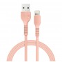 Купить ᐈ Кривой Рог ᐈ Низкая цена ᐈ Кабель ACCLAB AL-CBCOLOR-L1PH USB - Lightning (M/M), 1.2 м, Peach (1283126518201)