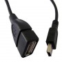 Купить ᐈ Кривой Рог ᐈ Низкая цена ᐈ Кабель Atcom USB - mini USB V 2.0 (F/M), 0.8 м, черный (12821)