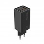 Купить ᐈ Кривой Рог ᐈ Низкая цена ᐈ Сетевое зарядное устройство ColorWay GaN3 Pro Power Delivery (2USB Type-C PDx3A;1USBx3A) Bla