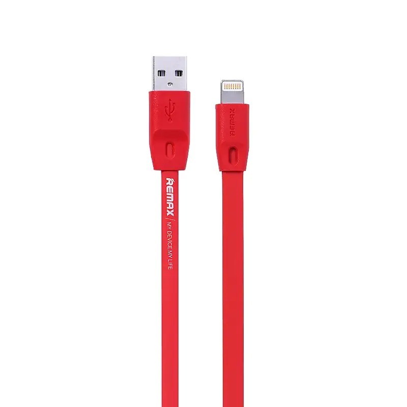 Купить ᐈ Кривой Рог ᐈ Низкая цена ᐈ Кабель Remax RC-001i Full Speed USB - Lightning (M/M), 1 м, Red (2000700008014)