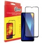 Купить ᐈ Кривой Рог ᐈ Низкая цена ᐈ Защитное стекло Dengos для Xiaomi Poco C65 Black Full Glue (TGFG-352)
