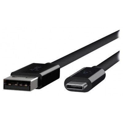 Купить ᐈ Кривой Рог ᐈ Низкая цена ᐈ Кабель Belkin USB3.1-USB Type-C, 1м Black OEM (F2CU029bt1M-BLK)_OEM