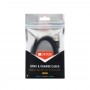Купить ᐈ Кривой Рог ᐈ Низкая цена ᐈ Кабель Canyon USB - Lightning (M/M), 8-pin, оплетка, 1 м, Black (CNE-CFI3B) 