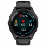 Смарт-годинник Garmin Forerunner 265 Black Bezel and Case with Black/Powder Gray Silicone Band (010-02810-50)