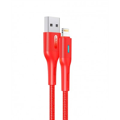 Купить ᐈ Кривой Рог ᐈ Низкая цена ᐈ Кабель Usams US-SJ425 USB - Lightning, 1.2 м, Red (SJ425USB02)