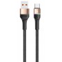 Купить ᐈ Кривой Рог ᐈ Низкая цена ᐈ Кабель Usams US-SJ536 USB - USB Type-C, 1.2 м, Gold (SJ536USB02)