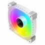 Вентилятор CoolMoon TY1 ARGB White, 120x120x25мм, 4-pin+2 ARGB PWM