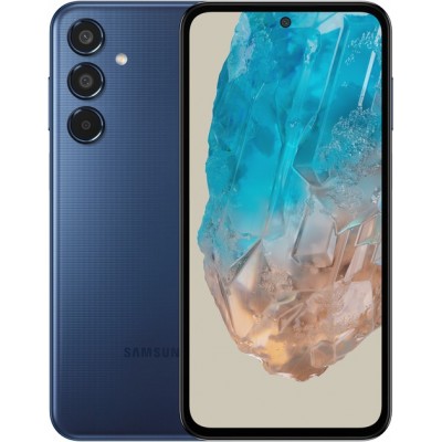 Купить ᐈ Кривой Рог ᐈ Низкая цена ᐈ Смартфон Samsung Galaxy M35 5G SM-M356 6/128GB Dual Sim Dark Blue (SM-M356BDBBEUC); 6.6" (23
