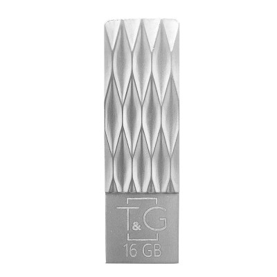 Купить ᐈ Кривой Рог ᐈ Низкая цена ᐈ Флеш-накопитель USB 16GB T&G 103 Metal Series Silver (TG103-16G)