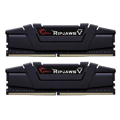 Купить ᐈ Кривой Рог ᐈ Низкая цена ᐈ Модуль памяти DDR4 2x4GB/3200 G.Skill Ripjaws V Black (F4-3200C16D-8GVKB)