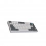 Купить ᐈ Кривой Рог ᐈ Низкая цена ᐈ Клавиатура беспроводная Motospeed Darmoshark K8 Gateron Silver Pro White-Gray (dmk8wgspro)