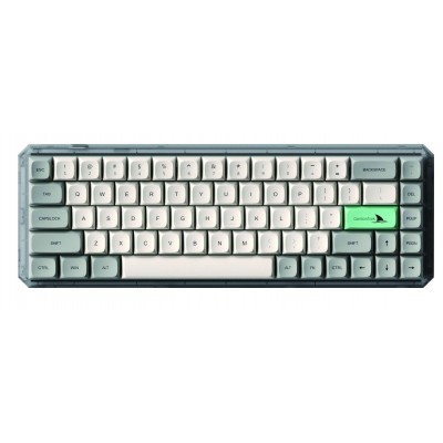 Купить ᐈ Кривой Рог ᐈ Низкая цена ᐈ Клавиатура беспроводная Motospeed Darmoshark K5 Gateron Silver Pro Light Gray (dmk5lgspro)