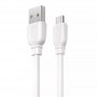 Купить ᐈ Кривой Рог ᐈ Низкая цена ᐈ Кабель Remax Suji USB - micro USB (M/M), 1 м White (RC-138m W)