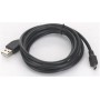 Купить ᐈ Кривой Рог ᐈ Низкая цена ᐈ Кабель Cablexpert USB -  miniUSB V 2.0 (M/M), 1.8 м, черный (CCP-USB2-AM5P-6) 