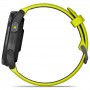 Смарт-годинник Garmin Forerunner 965 Carbon Gray DLC Titanium Bezel with Black Case/Amp Yellow/Black Silicone Band (010-02809-82