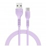 Купить ᐈ Кривой Рог ᐈ Низкая цена ᐈ Кабель ACCLAB AL-CBCOLOR-T1PP USB-USB Type-C 1.2м Purple (1283126518270)