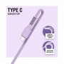Купить ᐈ Кривой Рог ᐈ Низкая цена ᐈ Кабель ACCLAB AL-CBCOLOR-T1PP USB-USB Type-C 1.2м Purple (1283126518270)
