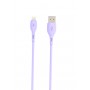 Купить ᐈ Кривой Рог ᐈ Низкая цена ᐈ Кабель SkyDolphin S22L Soft Silicone USB - Lightning (M/M), 1 м, Violet (USB-000600)