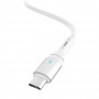 Купить ᐈ Кривой Рог ᐈ Низкая цена ᐈ Кабель SkyDolphin S06V LED Smart Power USB - microUSB 1м, White (USB-000558)