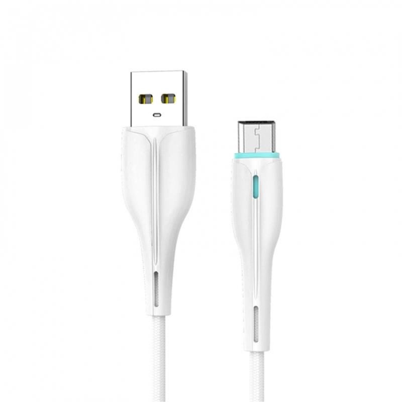 Купить ᐈ Кривой Рог ᐈ Низкая цена ᐈ Кабель SkyDolphin S48V USB - micro USB (M/M), 1 м, White (USB-000427)