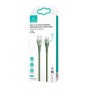 Купить ᐈ Кривой Рог ᐈ Низкая цена ᐈ Кабель Usams US-SJ542 USB - USB Type-C, 1.2 м, Green (SJ542USB03)