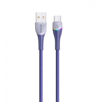Купить ᐈ Кривой Рог ᐈ Низкая цена ᐈ Кабель Usams US-SJ542 USB - USB Type-C, 1.2 м, Blue (SJ542USB02)