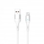 Купить ᐈ Кривой Рог ᐈ Низкая цена ᐈ Кабель SkyDolphin S06L LED Smart Power USB - Lightning (M/M), 1 м, White (USB-000555)
