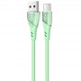 Купить ᐈ Кривой Рог ᐈ Низкая цена ᐈ Кабель Usams US-SJ494 USB - USB Type-C, 1 м, Green (SJ494USB02)