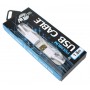 Купить ᐈ Кривой Рог ᐈ Низкая цена ᐈ Кабель Atcom USB - USB V 2.0 (M/F), удлинитель, 1.8 м, White + Gold Plated (13425) блистер