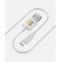Купить ᐈ Кривой Рог ᐈ Низкая цена ᐈ Кабель Luxe Cube USB - micro USB (M/M), 3 А, 1 м, белый (7775557575273)