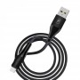 Купить ᐈ Кривой Рог ᐈ Низкая цена ᐈ Кабель SkyDolphin S49T LED Aluminium Alloy USB - USB Type-C (M/M), 1 м, Black (USB-000569)