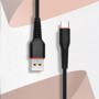 Купить ᐈ Кривой Рог ᐈ Низкая цена ᐈ Кабель SkyDolphin S54T Soft USB - USB Type-C (M/M), 1 м, Black (USB-000430)