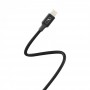 Купить ᐈ Кривой Рог ᐈ Низкая цена ᐈ Кабель SkyDolphin S55L Neylon USB - Lightning (M/M), 1 м, Black (USB-000434)