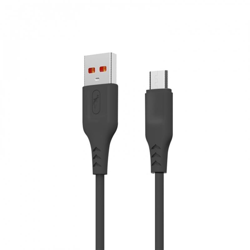 Купить ᐈ Кривой Рог ᐈ Низкая цена ᐈ Кабель SkyDolphin S61VB USB - мicro USB (M/M), 2 м, Black (USB-000450)