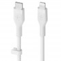 Купить ᐈ Кривой Рог ᐈ Низкая цена ᐈ Кабель Belkin BoostCharge Flex USB Type-C - Lightning (M/M), 1 м, White (CAA009bt1MWH) OEM