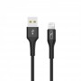 Купить ᐈ Кривой Рог ᐈ Низкая цена ᐈ Кабель SkyDolphin S05L TPE Frost Line USB - Lightning (M/M), 1 м, Black (USB-000549)