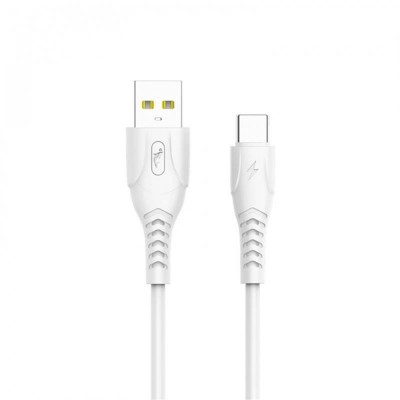 Купить ᐈ Кривой Рог ᐈ Низкая цена ᐈ Кабель SkyDolphin S08T USB - USB Type-C (M/M), 1 м, White (USB-000562)