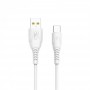 Купить ᐈ Кривой Рог ᐈ Низкая цена ᐈ Кабель SkyDolphin S08T USB - USB Type-C (M/M), 1 м, White (USB-000562)