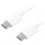 Купить ᐈ Кривой Рог ᐈ Низкая цена ᐈ Кабель Samsung USB Type-C - USB Type-C (M/M), 1 м, White (EP-DA705BWRGRU) OEM