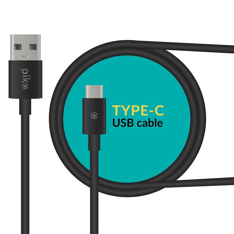 Купить ᐈ Кривой Рог ᐈ Низкая цена ᐈ Кабель Piko CB-UT11 USB - USB Type-C (M/M), 1.2 м, Black (1283126489174)