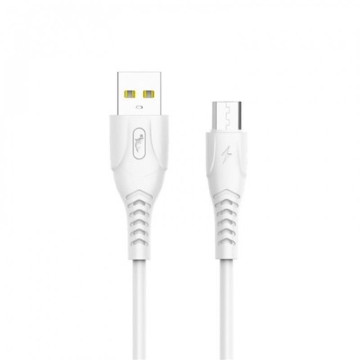 Купить ᐈ Кривой Рог ᐈ Низкая цена ᐈ Кабель SkyDolphin S08V USB - micro USB (M/M), 1 м, White (USB-000564)