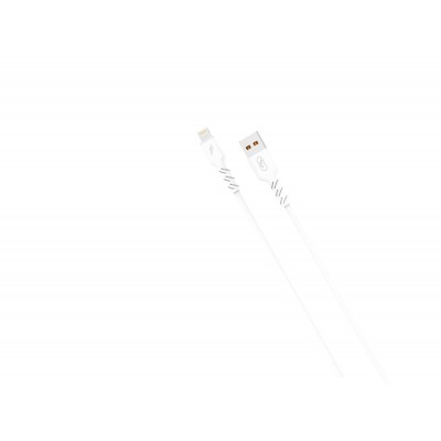 Купить ᐈ Кривой Рог ᐈ Низкая цена ᐈ Кабель SkyDolphin S07L TPE High Elastic Line USB - Lightning (M/M), 1 м, White (USB-000593)
