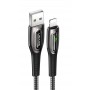 Купить ᐈ Кривой Рог ᐈ Низкая цена ᐈ Кабель Usams US-SJ469 USB - Lightning, 1.2 м, Black (SJ469USB01)