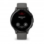 Смарт-годинник Garmin Venu 3s Silver Stainless Steel Bezel with Pebble Gray Case and Silicone Band (010-02785-50)