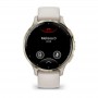 Смарт-годинник Garmin Venu 3s Soft Gold Stainless Steel Bezel with Ivory Case and Silicone Band (010-02785-54)