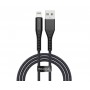 Купить ᐈ Кривой Рог ᐈ Низкая цена ᐈ Кабель Grand-X USB - Lightning (M/M), 1.2 м, Black (FL-12B)