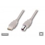 Купить ᐈ Кривой Рог ᐈ Низкая цена ᐈ Кабель Atcom USB - USB Type-B V 2.0 (M/M),  0.8 м, Ferrite, белый (6152) пакет 