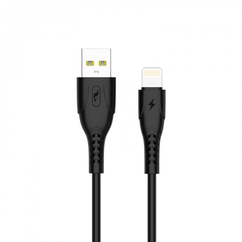 Купить ᐈ Кривой Рог ᐈ Низкая цена ᐈ Кабель SkyDolphin S08L USB - Lightning (M/M), 1 м, Black (USB-000561)